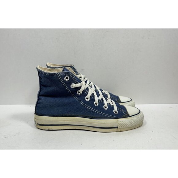 Vintage Converse Chuck Taylor Blue Top Sneakers Made In USA Blue